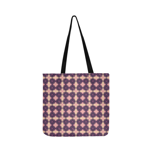 Purple Kaleidoscope Pattern Reusable Shopping Bag Model 1660 (Two sides)