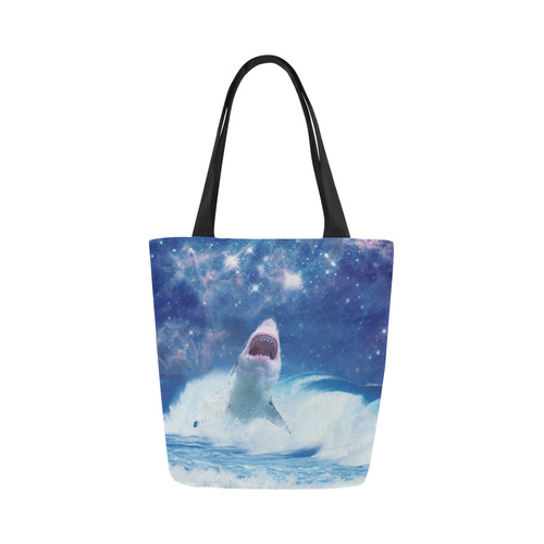 STAR KILLER shark Canvas Tote Bag (Model 1657)