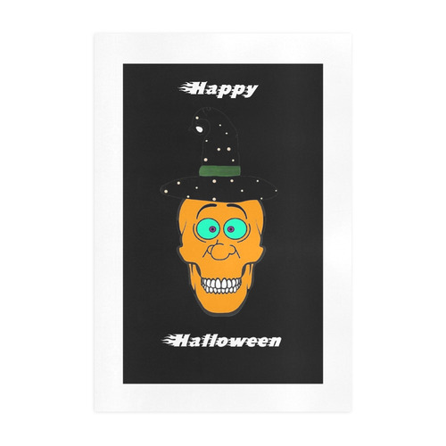 Pumkin Skully by Popart Lover Art Print 19‘’x28‘’