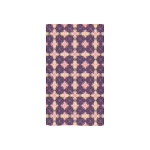 Purple Kaleidoscope Pattern Custom Towel 16"x28"