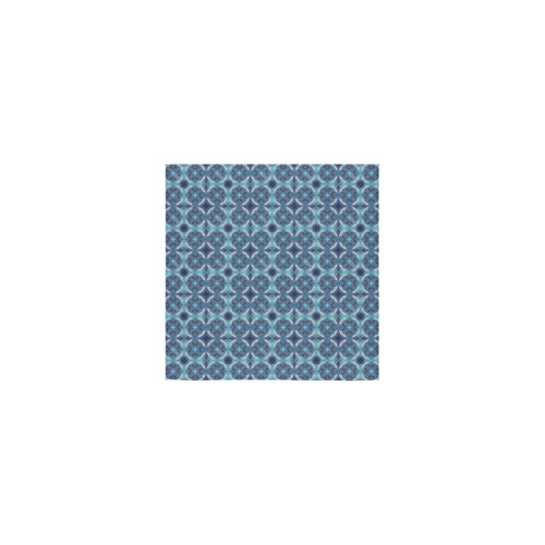 Sapphire Kaleidoscope Pattern Square Towel 13“x13”