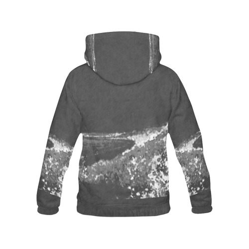 Beach Chalkboard All Over Print Hoodie for Women (USA Size) (Model H13)