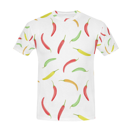 Chili Peppar, food All Over Print T-Shirt for Men (USA Size) (Model T40)