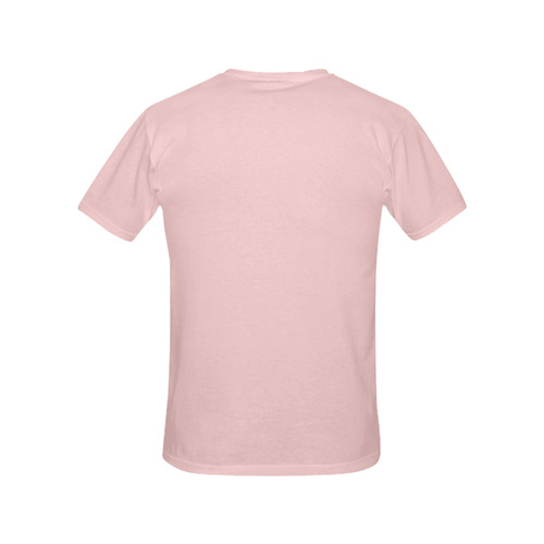 Rose Quartz All Over Print T-Shirt for Women (USA Size) (Model T40)
