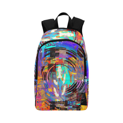 Abstract Art The Way Of Lizard multicolored Fabric Backpack for Adult (Model 1659)