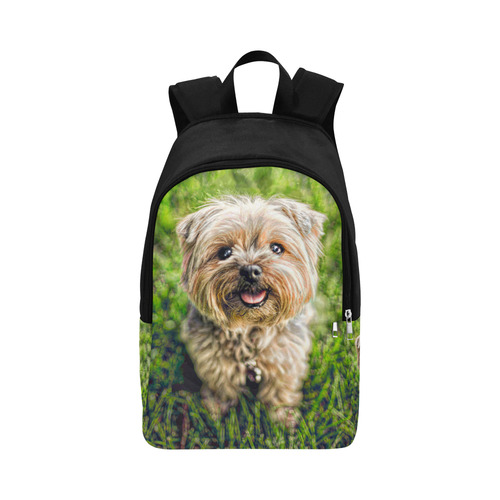 Photography - PRETTY LITTLE DOG Fabric Backpack for Adult (Model 1659)