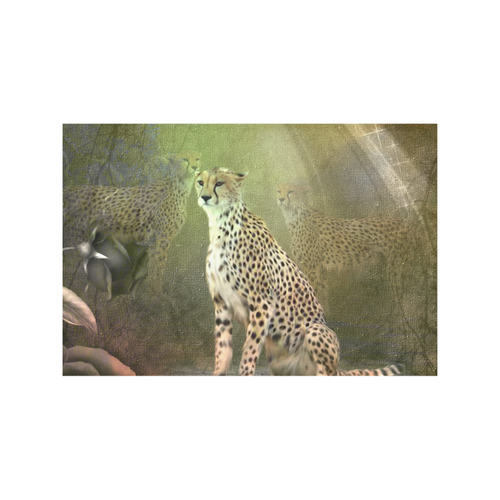Beautiful leopard Placemat 12’’ x 18’’ (Set of 6)