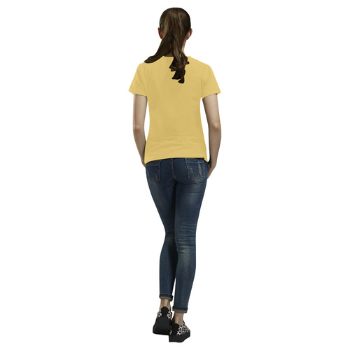 Lemon Drop All Over Print T-Shirt for Women (USA Size) (Model T40)