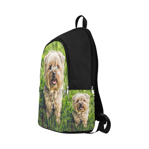 Photography - PRETTY LITTLE DOG Fabric Backpack for Adult (Model 1659)