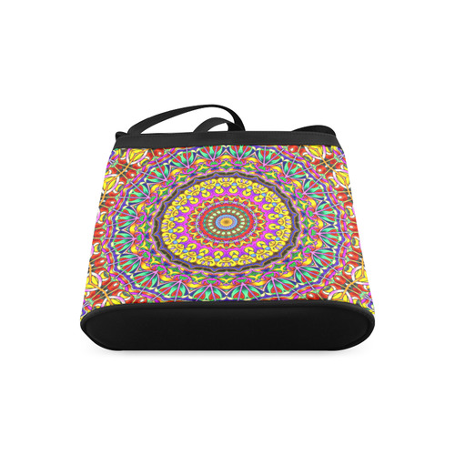 Oriental Watercolor Mandala multicolored h Crossbody Bags (Model 1613)