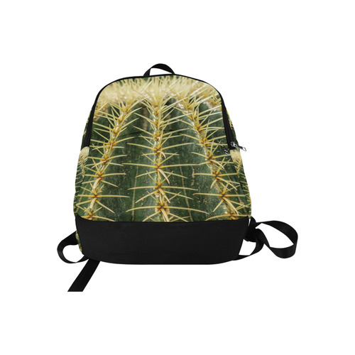 Photography Art - Cactus green yellow Fabric Backpack for Adult (Model 1659)