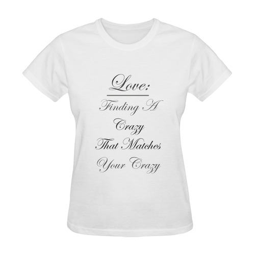 Crazy Love Sunny Women's T-shirt (Model T05)