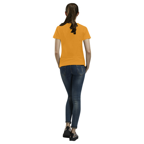 Radiant Yellow All Over Print T-Shirt for Women (USA Size) (Model T40)