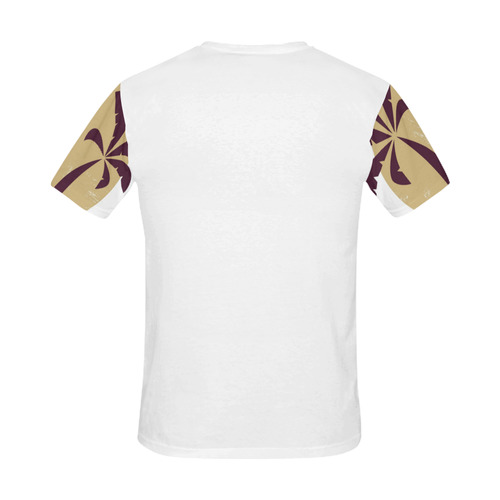 DESIGNERS T-Shirt with palms / white, brown All Over Print T-Shirt for Men (USA Size) (Model T40)