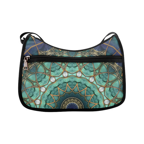 Majestic Topaz Ocean Kaleidoscope Crossbody Bags (Model 1616)