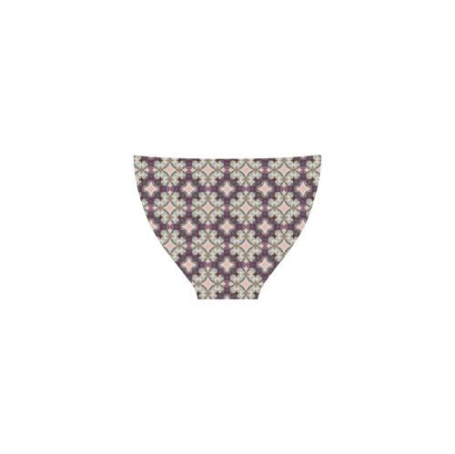 Violet Kaleidoscope Patttern Custom Bikini Swimsuit (Model S01)