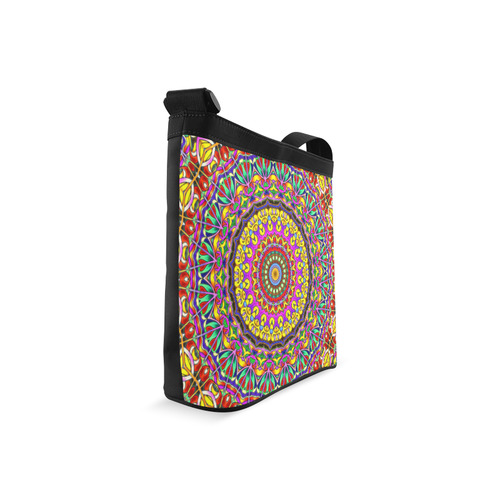 Oriental Watercolor Mandala multicolored h Crossbody Bags (Model 1613)