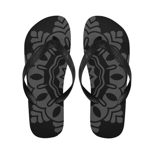 Designers mandala ladies Summer shoes Flip Flops for Men/Women (Model 040)