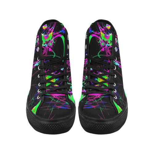 abstract Neon Fun 12 by JamColors Vancouver H Women's Canvas Shoes (1013-1)