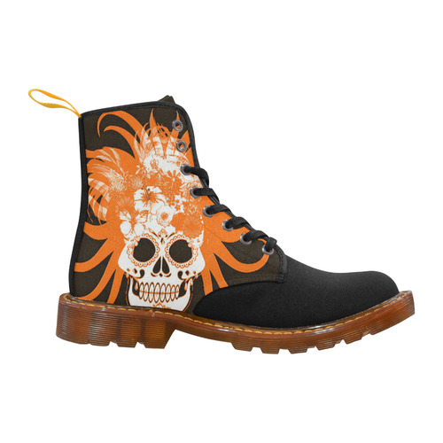 hippie skull F by JamColors Martin Boots For Women Model 1203H