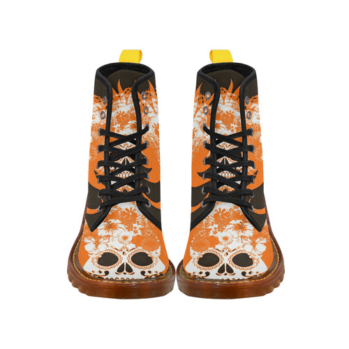 hippie skull F by JamColors Martin Boots For Women Model 1203H