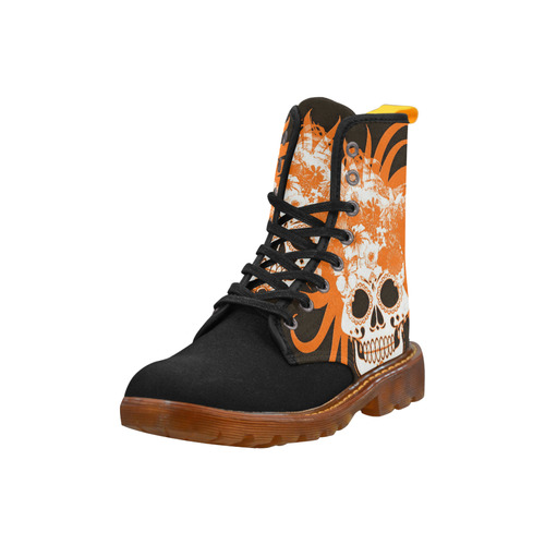 hippie skull F by JamColors Martin Boots For Women Model 1203H