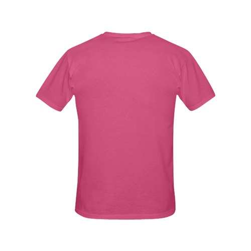 Raspberry Sorbet All Over Print T-Shirt for Women (USA Size) (Model T40)