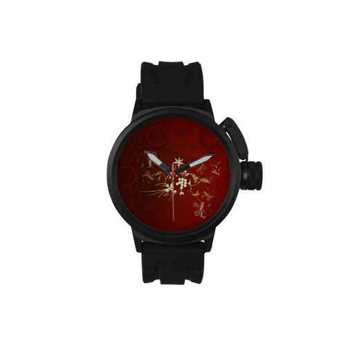 Golden fantasy birds Men's Sports Watch(Model 309)