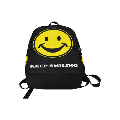 Funny yellow SMILEY for happy people Fabric Backpack for Adult (Model 1659)