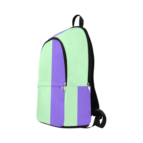 Only two Colors: Light Violet Mint Fabric Backpack for Adult (Model 1659)