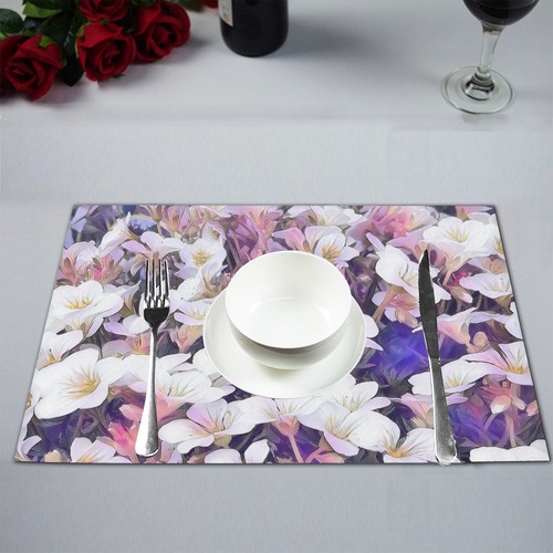 Floral ArtStudio 34 A by JamColors Placemat 12’’ x 18’’ (Two Pieces)