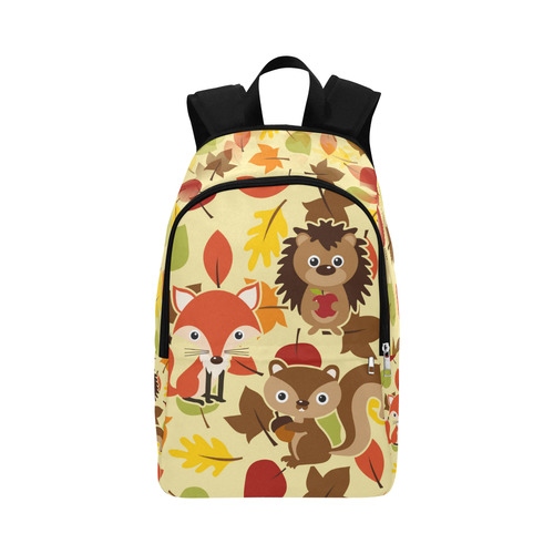 Autumn flat LEAVES Pattern Fabric Backpack for Adult (Model 1659)