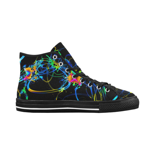 abstract neon fun 11 by JamColors Vancouver H Women's Canvas Shoes (1013-1)