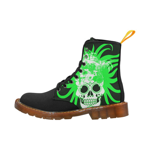 hippie skull E by JamColors Martin Boots For Women Model 1203H