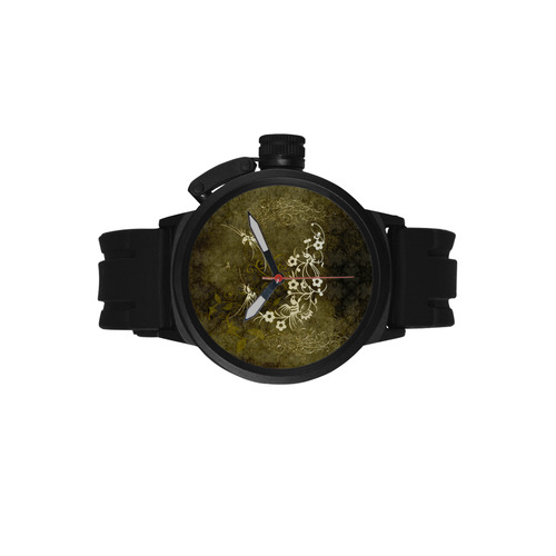 Fantasy birds with leaves Men's Sports Watch(Model 309)