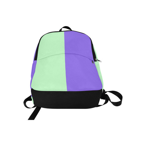 Only two Colors: Light Violet Mint Fabric Backpack for Adult (Model 1659)