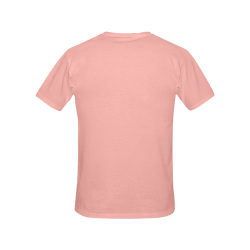 Apricot Blush All Over Print T-Shirt for Women (USA Size) (Model T40)