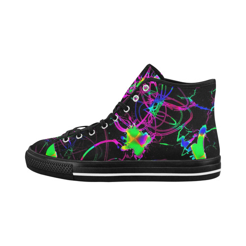 abstract Neon Fun 12 by JamColors Vancouver H Women's Canvas Shoes (1013-1)