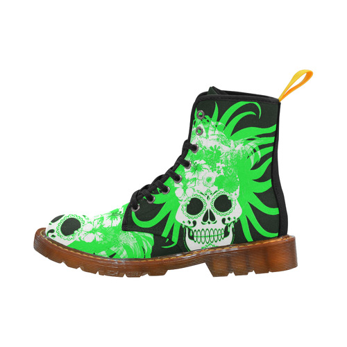 hippie skull E by JamColors Martin Boots For Women Model 1203H