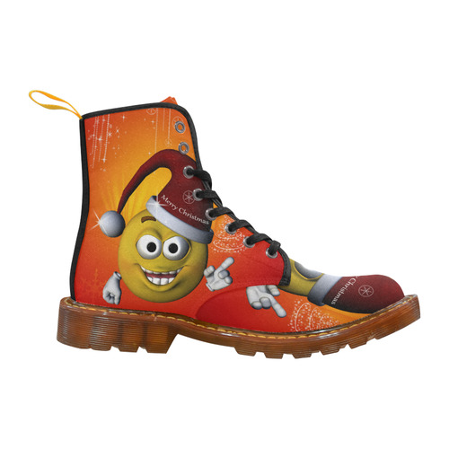 The funny christmas smiley Martin Boots For Women Model 1203H