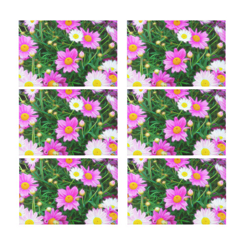 Floral ArtStudio 35 A by JamColors Placemat 12’’ x 18’’ (Six Pieces)