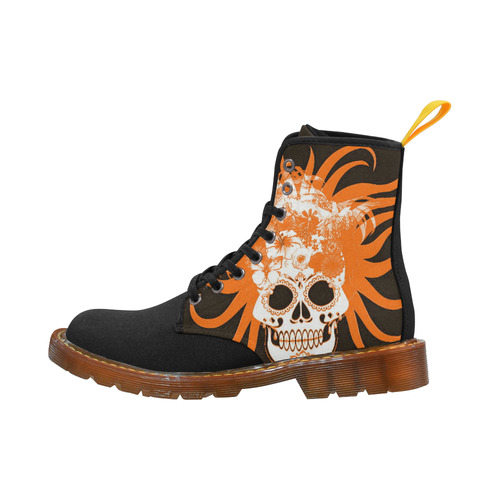 hippie skull F by JamColors Martin Boots For Women Model 1203H