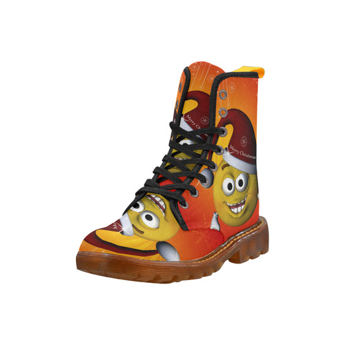 The funny christmas smiley Martin Boots For Women Model 1203H