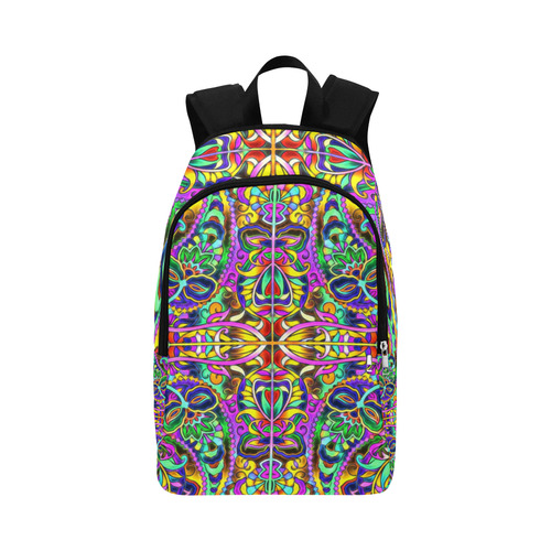 Oriental Ornaments Mosaic multicolored Fabric Backpack for Adult (Model 1659)