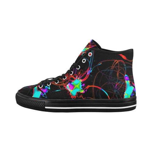 abstract Neon Fun 13 by JamColors Vancouver H Women's Canvas Shoes (1013-1)