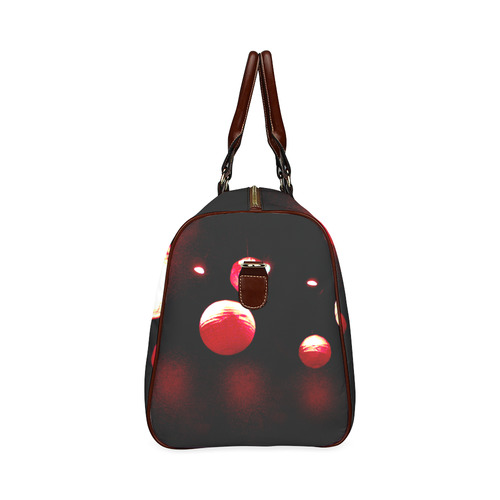 Crimson Orbs Waterproof Travel Bag/Small (Model 1639)
