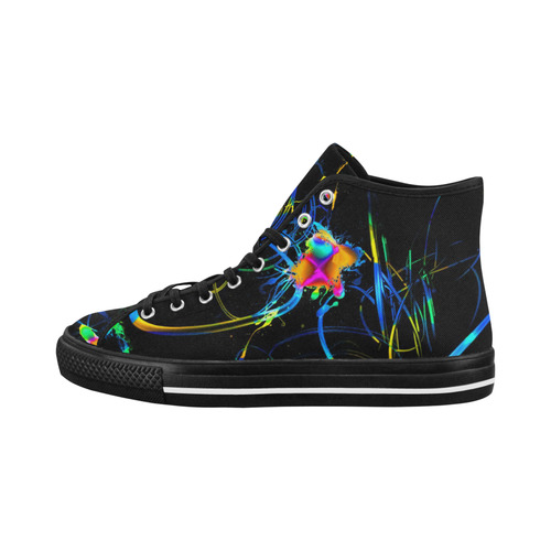abstract neon fun 11 by JamColors Vancouver H Women's Canvas Shoes (1013-1)