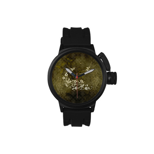 Fantasy birds with leaves Men's Sports Watch(Model 309)