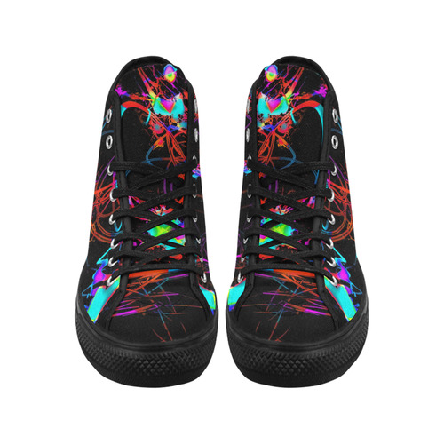 abstract Neon Fun 13 by JamColors Vancouver H Women's Canvas Shoes (1013-1)