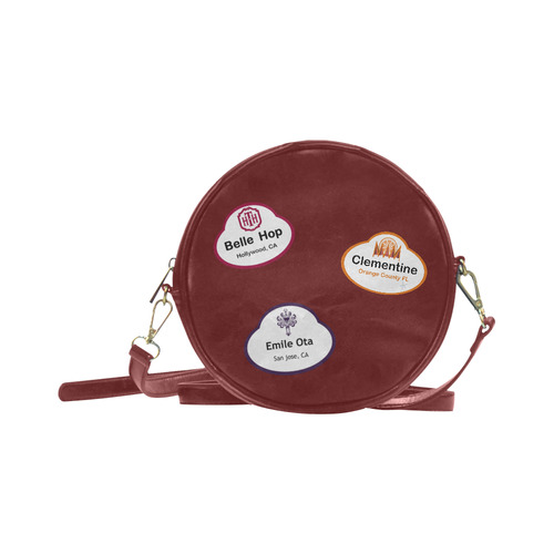 castmember Round Sling Bag (Model 1647)